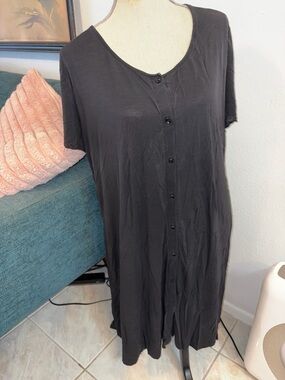 Women’s Ekouaer XXXL Black Shift Dress